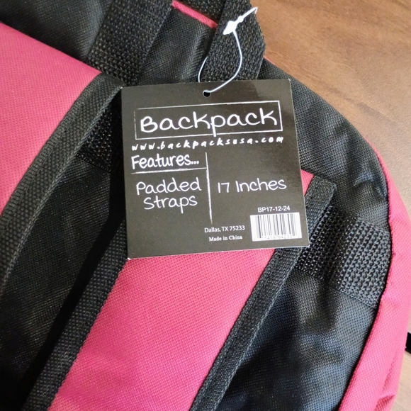 Lightweight Stylish Maroon Backpack - Picture 4 of 4